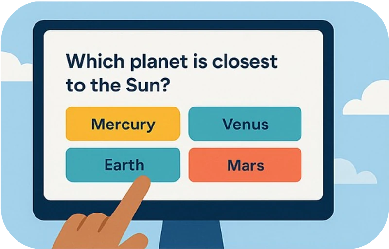 Quizalize interface preview