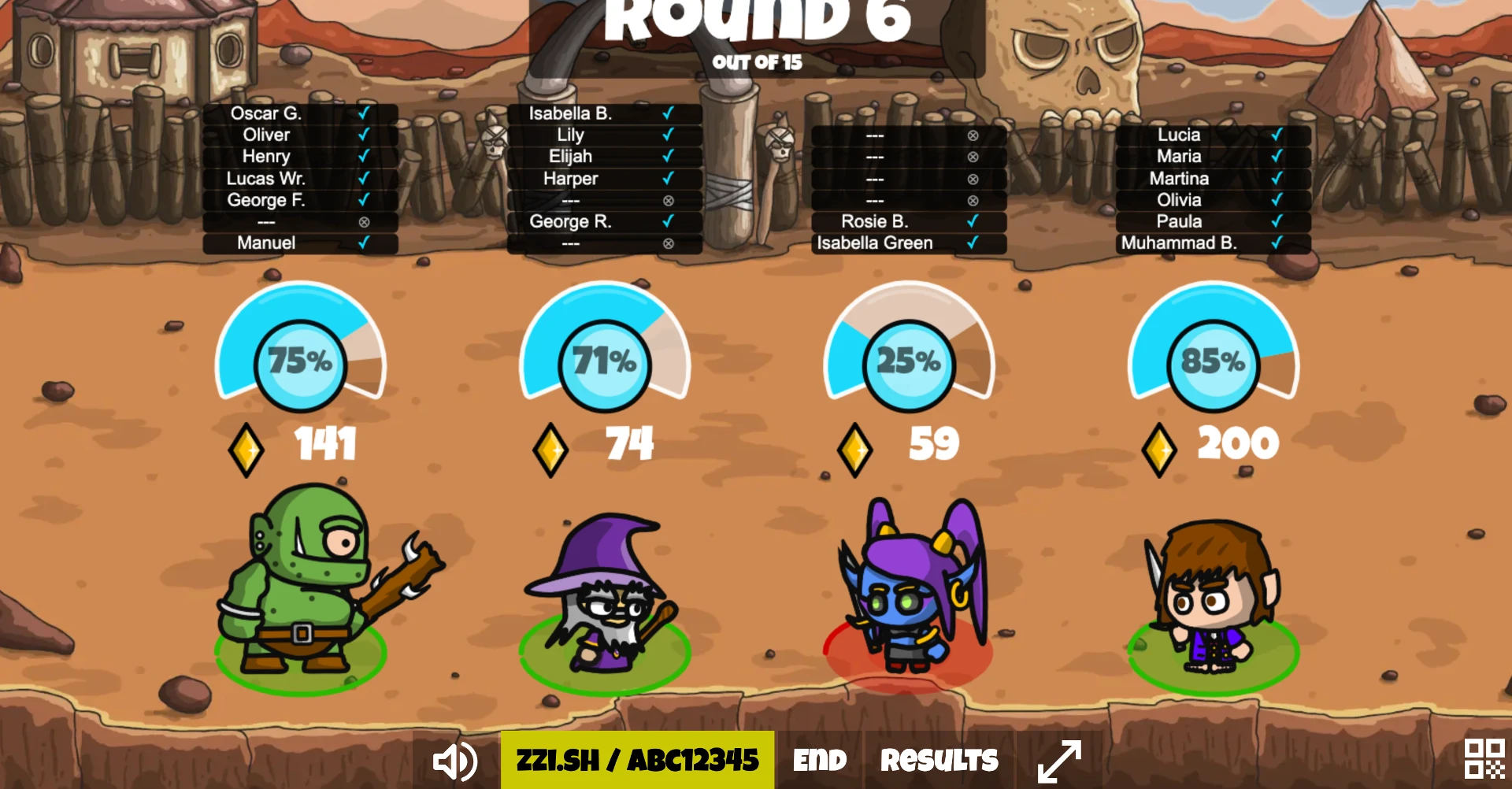 Quizalize game platform stack